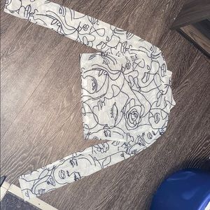 Mash long sleeve crop top.